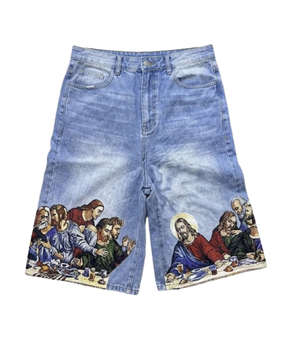 Saint Chaos Denim Shorts