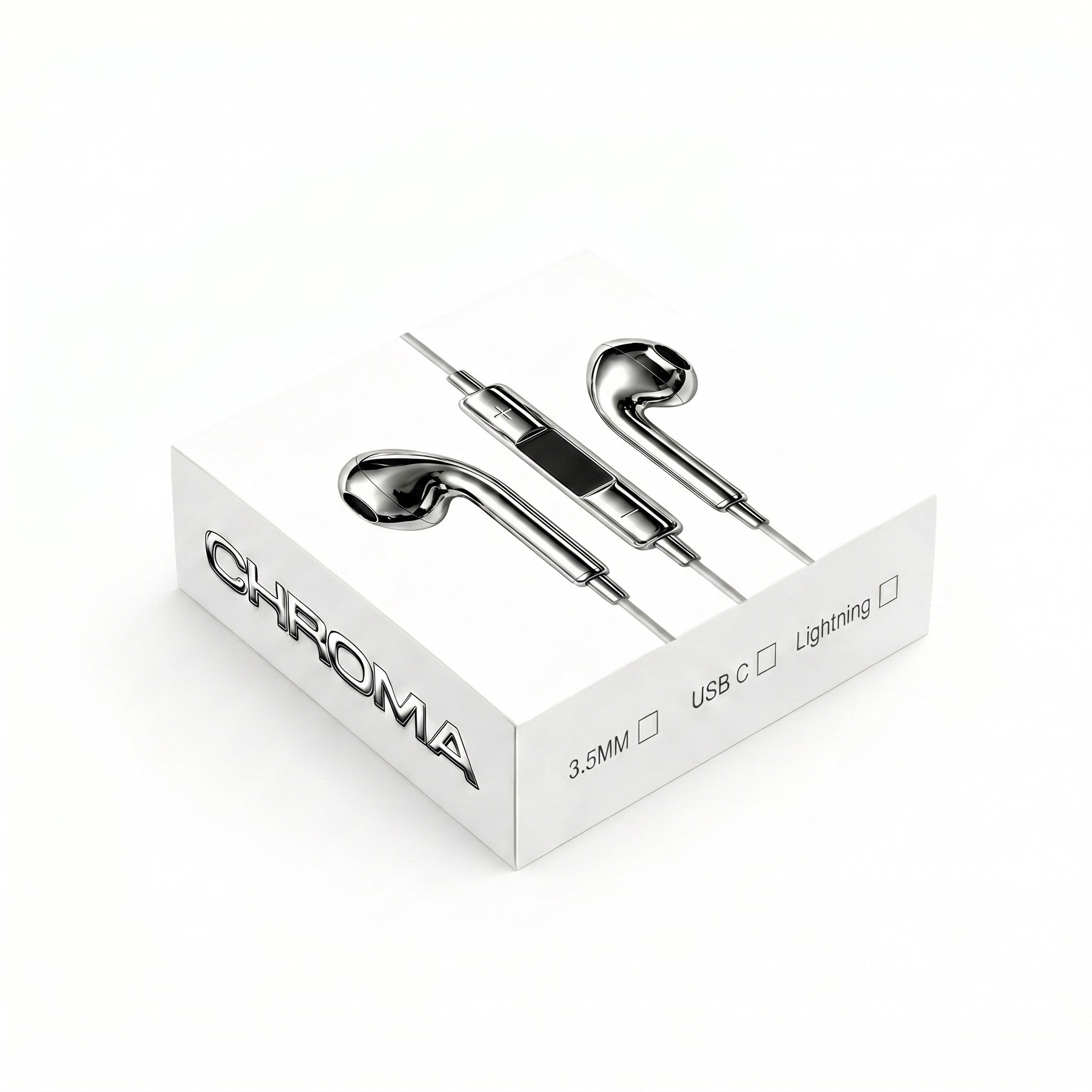 Chrome Pulse Wired Buds